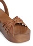 Detail View - Click To Enlarge - ISABEL MARANT ÉTOILE - 'Zia' leather strap clog wedge sandals