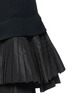Detail View - Click To Enlarge - ALEXANDER MCQUEEN - Silk pleat hem crepe dress
