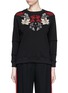 Main View - Click To Enlarge - ALEXANDER MCQUEEN - Floral embroidery sweatshirt