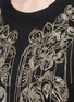 Detail View - Click To Enlarge - ALEXANDER MCQUEEN - Chain fringe floral embellished sweatshirt