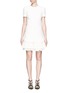 Main View - Click To Enlarge - ALEXANDER MCQUEEN - Silk pleat hem crepe dress