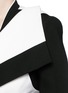 Detail View - Click To Enlarge - ALEXANDER MCQUEEN - Colourblock wool-silk military jacket