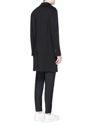 Back View - Click To Enlarge - NEIL BARRETT - Bonded jersey coat