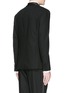 Back View - Click To Enlarge - NEIL BARRETT - Leather shawl lapel skinny fit tuxedo blazer