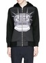 Main View - Click To Enlarge - NEIL BARRETT - Stretch Statue of Liberty print zip hoodie