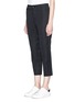 Front View - Click To Enlarge - RAG & BONE - 'Ashbury' cotton-linen cropped pants