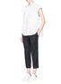 Figure View - Click To Enlarge - RAG & BONE - 'Ashbury' cotton-linen cropped pants
