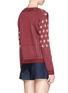 Back View - Click To Enlarge - RAG & BONE - 'Abigale' dot piqué knit sweater