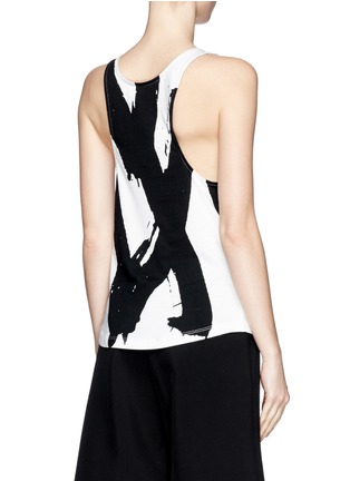 Back View - Click To Enlarge - COCURATA - 'New York' yardage print jersey tank top