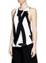 Front View - Click To Enlarge - COCURATA - 'New York' yardage print jersey tank top