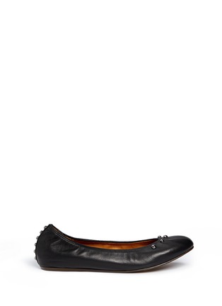 Main View - Click To Enlarge - LANVIN - Stud leather ballerina flats