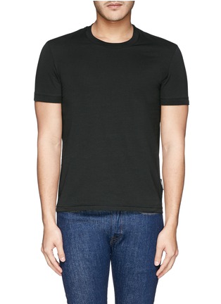 Main View - Click To Enlarge - - - Crew neck jersey undershirt