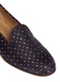 Detail View - Click To Enlarge - STUBBS & WOOTTON - Floral tile jacquard slip-ons