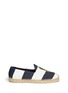 Main View - Click To Enlarge - STUBBS & WOOTTON - Pineapple embroidery stripe canvas espadrilles
