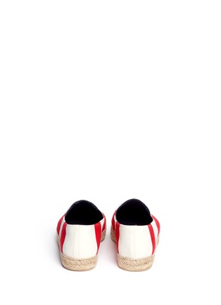 Back View - Click To Enlarge - STUBBS & WOOTTON - 'Gatsby Marquis' nautical embroidery espadrilles