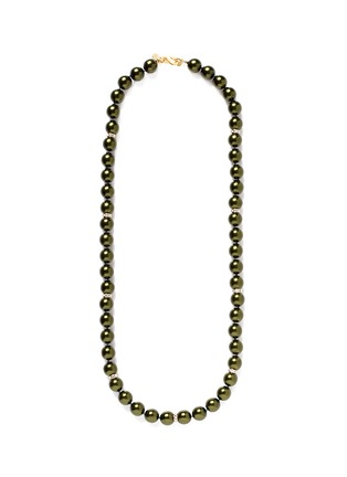 Main View - Click To Enlarge - KENNETH JAY LANE - Faux pearl crystal pavé circlet strand necklace 