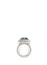 Figure View - Click To Enlarge - KENNETH JAY LANE - Crystal pavé cushion cut ring