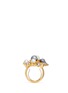 Detail View - Click To Enlarge - KENNETH JAY LANE - Glass pearl crystal vine ring