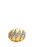 Main View - Click To Enlarge - KENNETH JAY LANE - Crystal pavé swirl dome ring