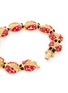 Detail View - Click To Enlarge - KENNETH JAY LANE - Enamel ladybird bracelet