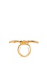 Detail View - Click To Enlarge - KENNETH JAY LANE - Crystal pavé strass dragon fly ring