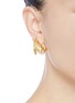 Figure View - Click To Enlarge - KENNETH JAY LANE - Faux pearl ladybug clip earrings