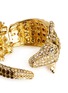 Detail View - Click To Enlarge - KENNETH JAY LANE - Crystal pavé strass crocodile bangle