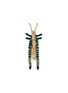Detail View - Click To Enlarge - KENNETH JAY LANE - Crystal enamel caterpillar brooch