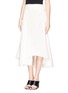 Front View - Click To Enlarge - ELLERY - 'Olympia' asymmetric pleat crepe flute skirt