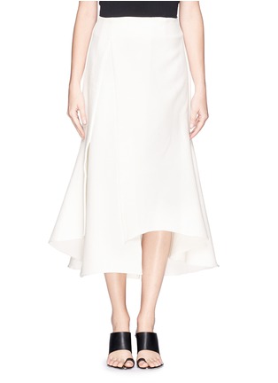 Main View - Click To Enlarge - ELLERY - 'Olympia' asymmetric pleat crepe flute skirt