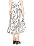Back View - Click To Enlarge - ELLERY - 'Olympia' vine print crepe skirt