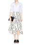 Figure View - Click To Enlarge - ELLERY - 'Olympia' vine print crepe skirt
