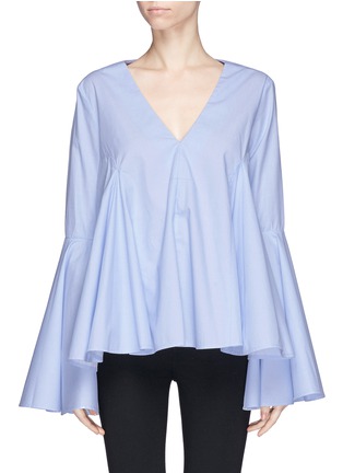 Main View - Click To Enlarge - ELLERY - 'Lolita' bell sleeve godet top