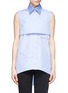 Main View - Click To Enlarge - ELLERY - 'Danube' contrast collar sleeveless shirt
