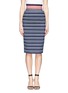 Main View - Click To Enlarge - STELLA JEAN - 'Lemming' stripe cotton skirt