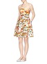 Figure View - Click To Enlarge - STELLA JEAN - 'Gufo' fruit market print bustier dress