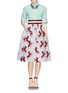 Figure View - Click To Enlarge - STELLA JEAN - 'Pipistrello' horse print pouf skirt