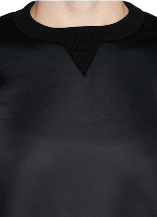 Detail View - Click To Enlarge - T BY ALEXANDER WANG - Bonded scuba jersey sweatshirt