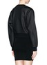 Back View - Click To Enlarge - T BY ALEXANDER WANG - Bonded scuba jersey sweatshirt