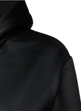 Detail View - Click To Enlarge - T BY ALEXANDER WANG - Bonded scuba jersey hoodie 