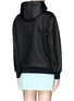 Back View - Click To Enlarge - T BY ALEXANDER WANG - Bonded scuba jersey hoodie 