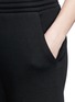 Detail View - Click To Enlarge - T BY ALEXANDER WANG - Reflective stripe scuba jersey track pants
