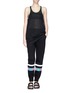 Figure View - Click To Enlarge - T BY ALEXANDER WANG - Reflective stripe scuba jersey track pants