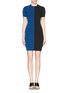 Main View - Click To Enlarge - T BY ALEXANDER WANG - Colourblock stretch dress 