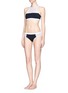Figure View - Click To Enlarge - T BY ALEXANDER WANG - Mesh combo racerback swim top