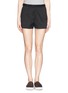Main View - Click To Enlarge - T BY ALEXANDER WANG - Cotton poplin insert silk twill shorts