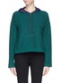 Main View - Click To Enlarge - T BY ALEXANDER WANG - Nylon hood French terry sweatshirt