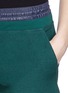 Detail View - Click To Enlarge - T BY ALEXANDER WANG - Nylon waistband French terry shorts
