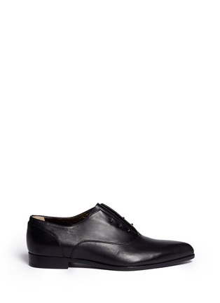 Main View - Click To Enlarge - LANVIN - Screw rivet leather slip-on Oxfords
