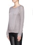 Front View - Click To Enlarge - HELMUT LANG - Skeletal cord open-knit sweater